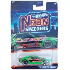 Masinuta metalica, Hot Wheels, Neon Speeders, 70 Toyota Celica, HRW67