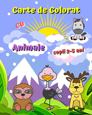 Carte de Colorat cu Animale copii 2-5 ani: Animale dr&amp;amp;#259;gu&amp;amp;#355;e, imagini mari, simple, usor de colorat foto