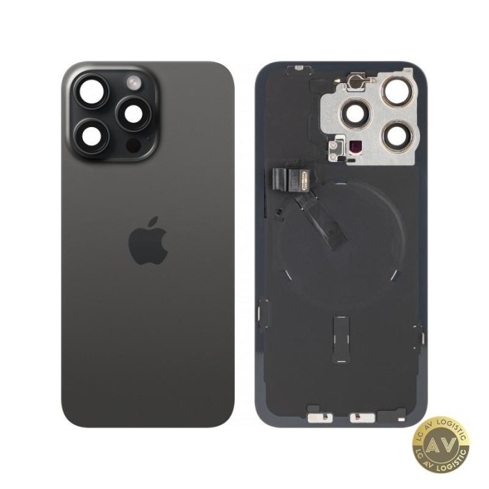 Capac Baterie Apple iPhone 15 Pro Max Negru (Black Titanium) Swap