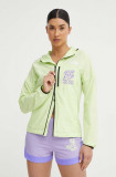 The North Face windbreaker Higher culoarea verde, NF0A8720O0F1