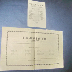 1631A-Traviata G. Verdi-(Violeta)-Opera Romana Cluj 1930 bilet intrare.