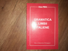 Gramatica Limbii Italiene - Elena P&amp;icirc;rvu, 2001 foto