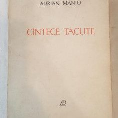 Adrian Maniu - Cantece tacute