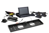 Kit senzori de parcare AMiO TFT02 4,3 cu camera HD-402-LED, 4 senzori negri Truck, afisaj, asistent parcare cu camera marsarier