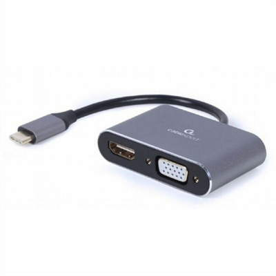 USB to VGA/HDMI Adapter GEMBIRD A-USB3C-HDMIVGA-01 foto