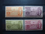 VIRGIN ISLANDS SERIE GEORGE VI MH, Nestampilat