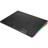 Cooler notebook Marvo FN-39, 17&quot;, iluminare RGB, Negru