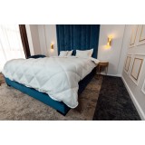 Pilota vara matlasata PureDream Coneltex, dimensiuni 140x210 cm, dreptunghiulara, culoare alba, umplutura fibra siliconizata antialergica, densitate 2