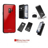 Husa Silicon GLASS Samsung A405 Galaxy A40 Rosu