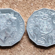 Australia 50 cents centi 2011