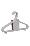 Cumpara ieftin Set de 10 umerașe din plastic gri pentru haine de copii, 28,5 cm