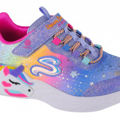 Pantofi pentru adidași Skechers S-Lights Unicorn Dreams 302311L-BLMT albastru