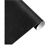 FOLIE CARBON 3D NEAGRA , IESIRE IN RELIEF, 127 x 200 cm