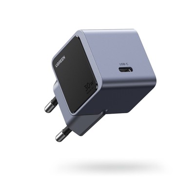 Incarcator priza Type-C Fast Charge Ugreen, 30W, gri, 35041 foto