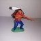 bnk jc Figurina de plastic - indian - Hong Kong copie Timpo