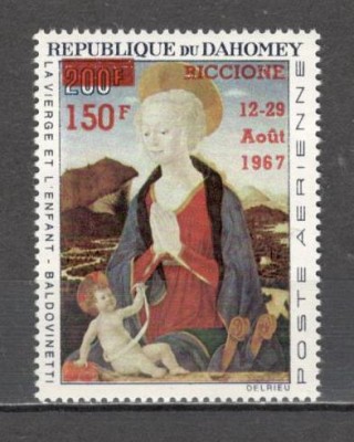 Dahomey.1967 Targul filatelic RICCIONE:Pictura-supr. MD.52 foto
