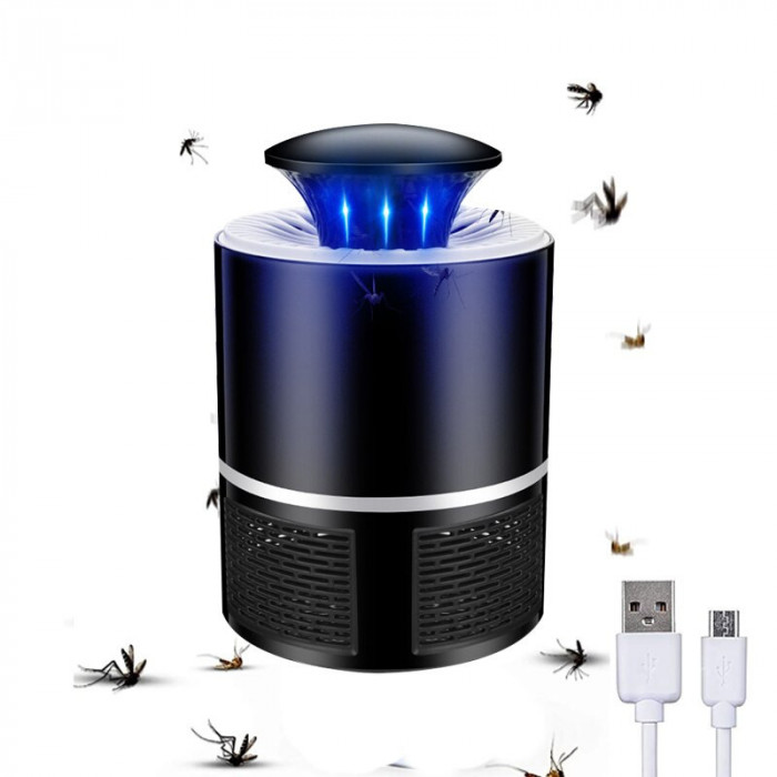 Lampa Mosquito Killer antatantari, electric cu usb , UV LED 360