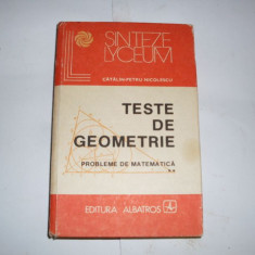 Teste De Geometrie Probleme De Matematica Vol.2 - Catalin-petru Nicolescu ,552286