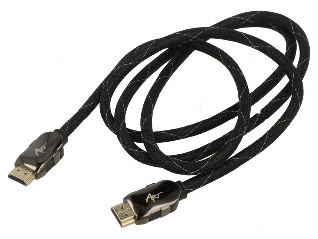 Cablu HDMI 1.4 Textil Negru 1.5m