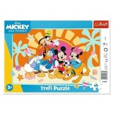 PUZZLE TREFL 15 CU CADRU INTREBARI DESPRE MICKEY MOUSE