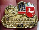 I.289 INSIGNA TIR GERMANIA NIEDERS&Auml;CHSISCHER SPORT SCH&Uuml;TZENVERBAND 40