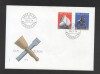 Switzerland 1974 Europa CEPT Sculptures Mi.594-595 FDC UN.016