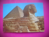 HOPCT 16201 SFINXUL SI PIRAMIDA LUI KEOPS -GIZA-EGIPT -NECIRCULATA, Printata
