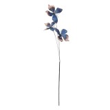 Cumpara ieftin Crenguta decorativa Fluturasi maro albastru HD 10x10x65 cm