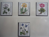 Serie timbre nestampilate flora flori Germania Berlin Vest MNH Berlin West, Nestampilat