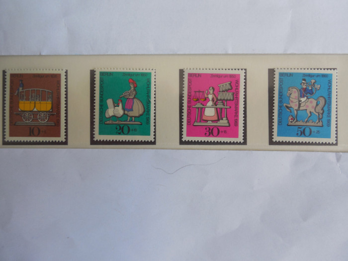 Serie timbre nestampilate Germania Berlin Vest MNH Berlin West