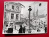 Romania Bucuresti 1944 dupa bombardament locuinte muncitoresti 11,5x8,5 cm