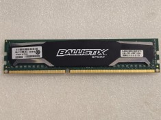 Memorie RAM desktop Crucial Ballistix Sport 8GB DDR3 1600MHz BLS8G3D1609DS1S00
