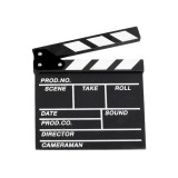 Cumpara ieftin Clapeta pentru scena de film 20 x 20 cm Negru