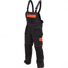 YATO Pantaloni de lucru, cu pieptar si bretele, marimea L