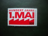 HOPCT MNH NR 367 SARBATOARE 1 MAI 1990 GERMANIA -1 VAL, Nestampilat
