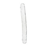 Dildo Real Rapture Double Treasure Clear 30 cm, TOYZ4LOVERS