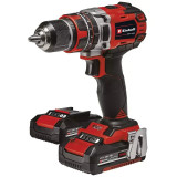 Masina de gaurit si insurubat (bormasina) cu percutie pe acumulator Einhell Professional Power X-Change TP-CD 18/50 Li-i BL+ 39, 18 V, 50 Nm, viteza d