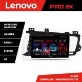 Navigatie Kia Optima 2011-2013 Lenovo Kit-091 8 core QLED 2K 8+256 360 Android Waze USB Navigatie Internet Youtube Radio CarStore Technology