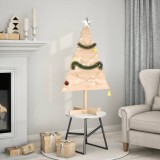 VidaXL Brad de Crăciun decorativ, 110 cm, lemn masiv