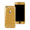 Folie autocolanta cu sclipici pentru Iphone 7 Plus, auriu