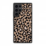 Husa Samsung Galaxy S23 Ultra - Skino Leopard Animal Print, Negru &ndash; Maro