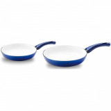 Cumpara ieftin Set Bialetti Easy Line Blue Ceramic 2 piese 24-28 cm