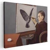 Tablou pictura Clarviziunea de Magritte 2131 Tablou canvas pe panza CU RAMA 60x90 cm