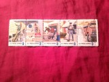 Serie mica SUA 1973 - Posta Americana , 5 valori in straif