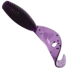 Twister Mikado Grub, Grape, 6.4cm, 6buc/pac foto