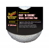 Meguiar&#039;s Cut &#039;N Shine Wool Cutting Pad Wool Cutting Polishing Disc 20 cm