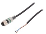 Cablu de conectare M12 4 pini drept 10m 24VAC 4A PUR