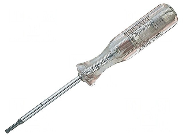 Tester de tensiune plată izolat 3,5x0,5mm Lamă 77mm