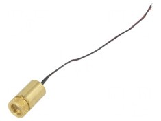 Modul Laser 3mW Linie Roșie 630-640nm 2.5-3.3VDC 45mA