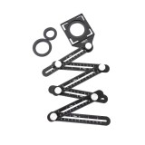Rigla unghiulara cu 6 brate mobile din aluminiu pentru copiere forme